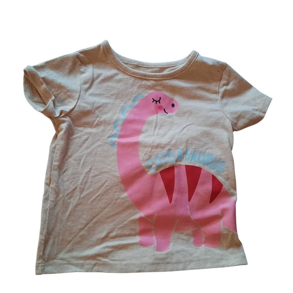 Garanimals Beige and Pink Dinosaur Tee
